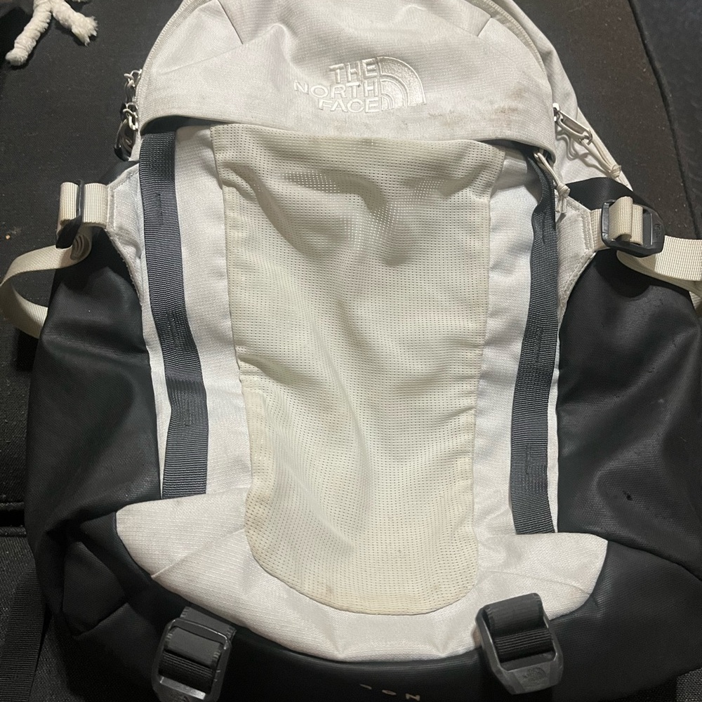 The North Face Men's Gray and Black Backpack